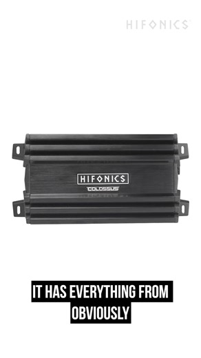 The new Colossus Mini amps from Hifonics #proaudio #hifonics