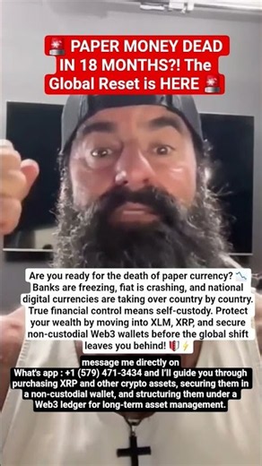 🚨 PAPER MONEY DEAD IN 18 MONTHS?! The Global Reset is HERE 🚨