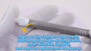 6-Pack 218133 100-Mesh Orange Airless Paint Spray Gun Filters, Compatible with Graco SG2 and SG3 Spray Guns