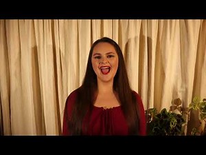 The Flower Duet (from Léo Delibes' opera Lakmé) sung as a solo by Samantha