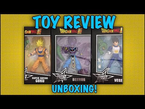 TOY REVIEW! Unboxing Dragon Ball Super Dragon Stars Series 1 - Bandai Action Figures