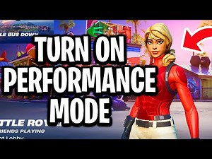How To Turn On Performance Mode in Fortnite Chapter 7 - Full Guide