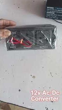 12v Ac-Dc converter #electronics
