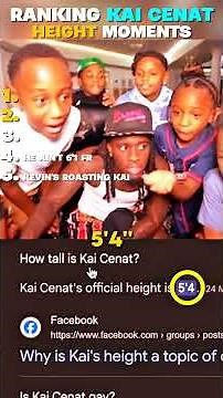 Ranking The Best Kai Cenat Height Moments 4 #kaicenat