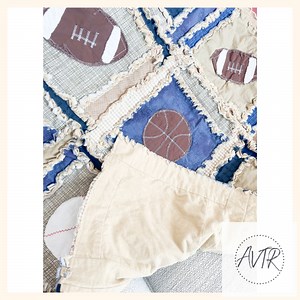 🚨Grab your little athlete the ultimate sports-themed quilt! ⚽️🏀🏈 This Baby Boy Rag Quilt is the perfect addition to any nursery or playroom. 🛍️ On sale now for only $99.00! Don't miss out on this limited time offer. 😍👶 #SportsQuilt #BabyBoyRagQuilt #SportsTheme #BasketballBaseballFootball #BoysBlanket #NurseryDecor #PlayroomEssentials #LimitedTimeOffer # Shop Now https://www.etsy.com/listing/1758867461/sports-quilt-baby-boy-rag-quilt-for-sale | A Vision to Remember