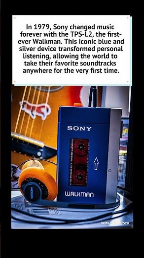 The 1979 Sony Walkman: Music History 🎧