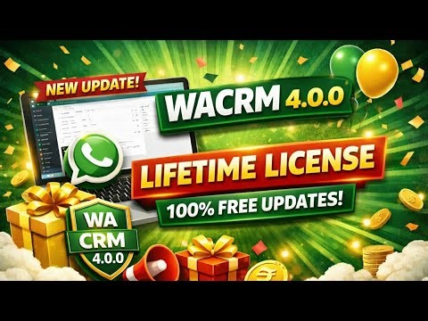 WACRM 4.0.0 Latest Update | Free Activation Key & Download | 2026 Version | Bug Fixes & New Features