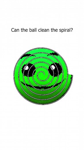 Bouncing Ball Simulation with Spiral Effects