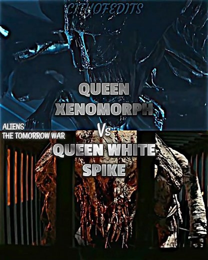 Xenomorph queen vs Queen White Spike #vsbattle #vsedit #xenomorph #whitespike #alienromulus #alien