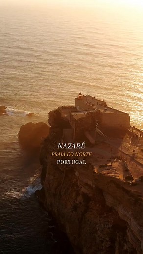 Giant Waves of Nazaré, Portugal | Aerial Drone Footage