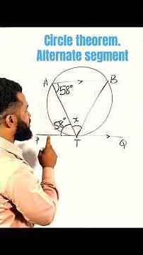 Circle Theorem. Alternate segment.