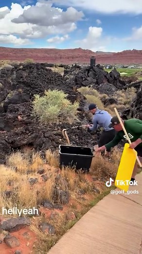 Funny Snake Prank on Golf Course