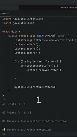 Java array list tricky question