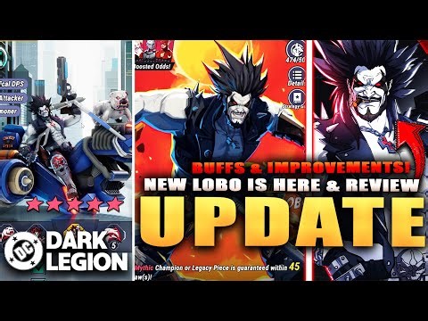 *NEW* GLOBAL UPDATE! LOBO IS HERE & REVIEW! CHAMPIONS & FACTIONS BUFF! (DC: Dark Legion)
