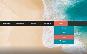 【CSS3】制作【简单实用】而又不失华丽的【下拉菜单导航】