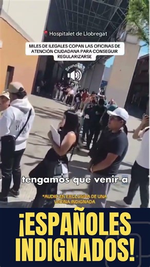 ¡ES UNA P... VERGÜENZA! LARGAS COLAS POR LA REGULARIZACIÓN MASIVA