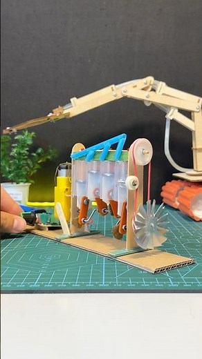 4-Cylinder Engine - science exhibition working model #diy #tech #howto