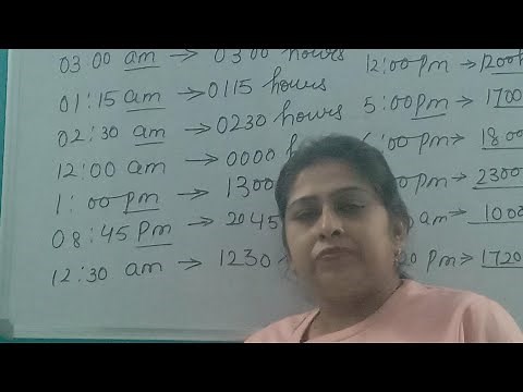 Time Conversion.... Convert Into 24 Hour Clock Time... ‪@TutorJyotiKapoorOnlinestudy‬