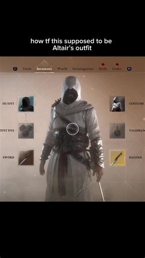 Bro can’t see anything 💀 #foryou #foryoupage #pourtoi #paratii #pov #assassincreed #assassinsceed #assassinscreedmirage #altair