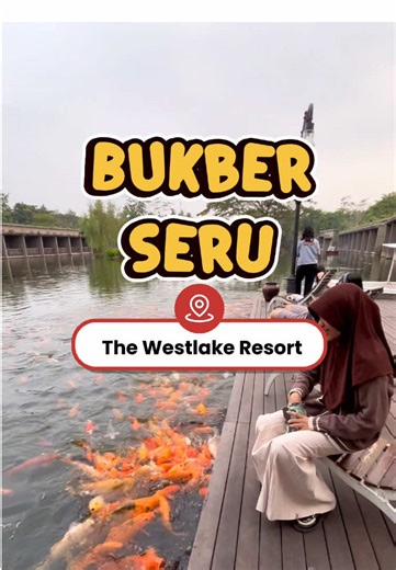 Gak cuma sekadar buka puasa, di @thewestlake_resort kamu bisa ngabuburit sambil kasih makan ikan dengan view danau yang tenang. Pas banget buat kumpul bareng keluarga atau sahabat di Pasar Ramadhan Rame! 🌙 🍴 paket bukber All You Can Eat – IDR 159.000/pax 🔥 PROMO: Buy 10 Get 1 FREE! Nikmati petualangan rasa dari menu: ✨ Arabian (Nasi Kebuli & Tongseng Arab) ✨ BBQ & Live Cooking ✨ Indonesian maun course & Soto Pikulan ✨ Takjil, appetizer yg menggugah selera, sate kronyos, tumis kamgkung, dan An