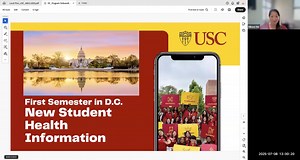 USC Student Health Onboarding - DC Students & Parents