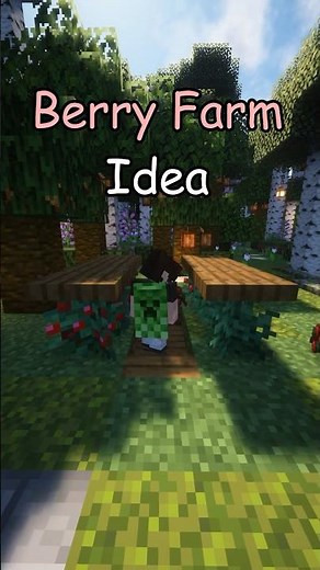 How to build a Berry Farm in Minecraft Tutorial! #minecraft