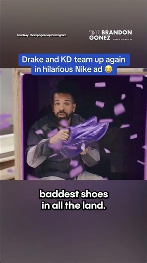 Drake and KD team up again in hilarious Nike ad 😂