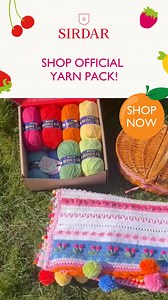 Learn new crochet techniques & make a beautiful Summer picnic blanket, in just 6 weeks, with a supportive crochet community. | Sirdar