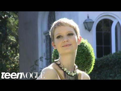 Mia Wasikowska's Teen Vogue Cover Shoot