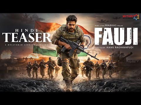 Fauji | Official Teaser | Prabhas| Hanu Raghavapudi | Mythiri Movie Makers |Upcoming movie | Concept