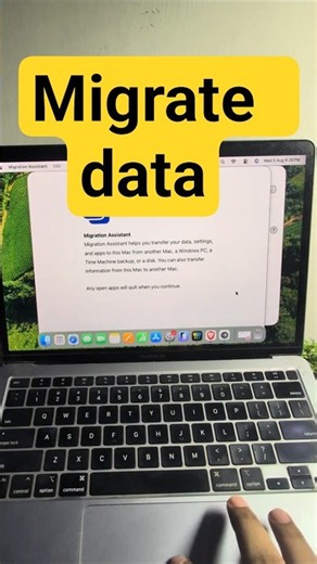 Migrate data from one MAC to Another #Mac #macOS #MigrationAssistant #MacToMac #DataTransfer