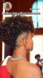 Most Elegant Comb coil Short Hairstyle for natural hair