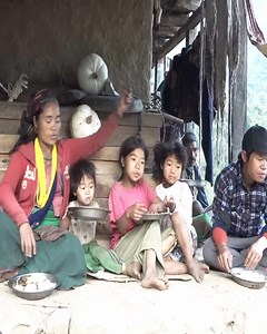 5.5M views · 45K reactions | Cooking and eating in village kitchen by villager​​ - My village official videos | Harvest Village | Facebook