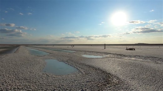Free video - Salt Lake, Salt Mining, Baskunchak