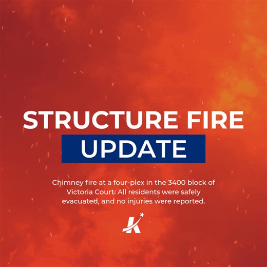 🚒 Structure Fire Update – 3400 block of Victoria Court Late last night, Killeen firefighters responded to a chimney fire at a four-plex in the 3400 block of Victoria Court during icy conditions. Crews arrived just over four minutes after dispatch and safely evacuated all residents. No injuries were reported. Four families (11 residents and four pets) were assisted with relocation by OHSEM and the American Red Cross. Residents are reminded to use caution with heating sources during winter weathe