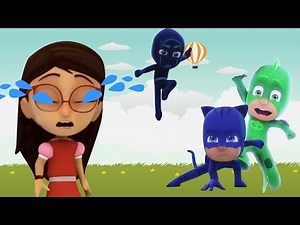 PJ Masks Owlette Crying Romeo Took Owlette's Cokes, Gekko and Catboy Save Her Funny Story