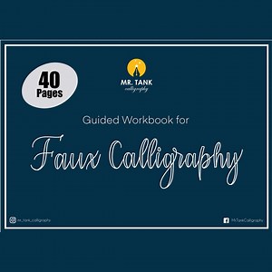 Faux Calligraphy Workbook: Hand Lettering Practice for Beginners (PDF & Procreate) - Etsy