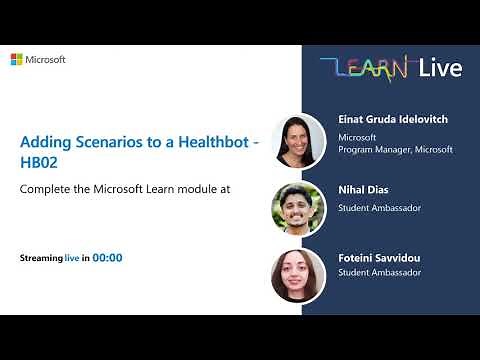 HealthBot Series Part 2: Adding Scenarios to a Azure Health Bot