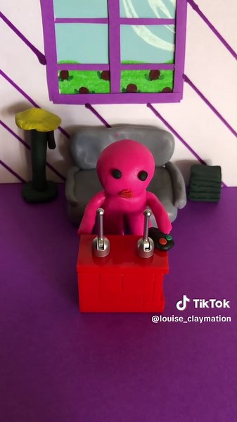 TV📺 #animation #stopmotion #clay #tv #trap #funny