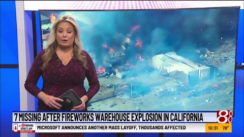 7 missing after fireworks warehouse explosion in California