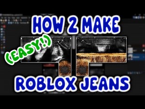 EASY ROBLOX JEANS - PHOTOBASH TUTORIAL (paint.net)