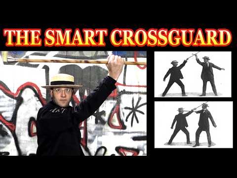 What is a crossguard and why is it smart to parry this way! - Bartitsu stick-fighting