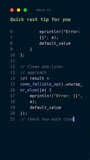 🚀 This Rust trick made my code 10x cleaner #viral #programming #rust