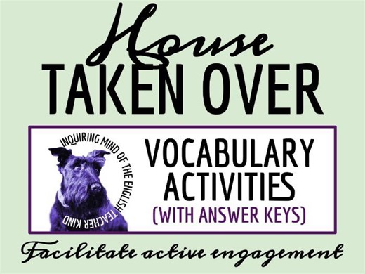 "House Taken Over" by Julio Cortázar Vocabulary Activities