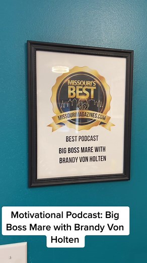 Big Boss Mare with Brandy Von Holten: Motivational Podcast/Missouri’s Best Podcast #podcasts #morningroutine #bigbossmare #brandyvonholten #bossmoves #femaleleaders #slaying @horsemanship_with_brandy @building_with_david @vonholtenranchvenue @von_holten_ranch