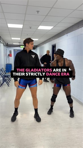 The Gladiators are in their Strictly dance era 🕺 It’s a ten from us 🤩 Gladiators ready! A new generation of superhumans take on brave contenders in the ultimate test of speed and strength. #Gladiators coming soon to #iPlayer | BBC