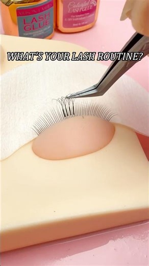 Step-by-Step Lash Extension Process 👁️✨