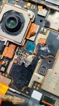 This is what happens to a phone because of one wrong screw 🥲😰 #tech #technology #mobilerepair