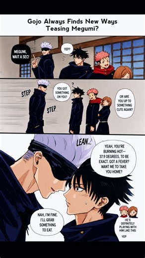 Gojo’s flirt strategy is crazy 💀🤢