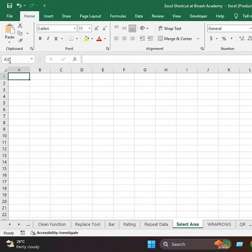 Microsoft Excel Tips & Tricks #bivashacademy #freelancing #exceltricks #exceltips #Excel | Bivash Academy